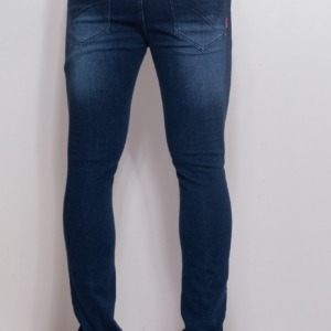 CALÇA JEANS DARK TEXTURIZADA